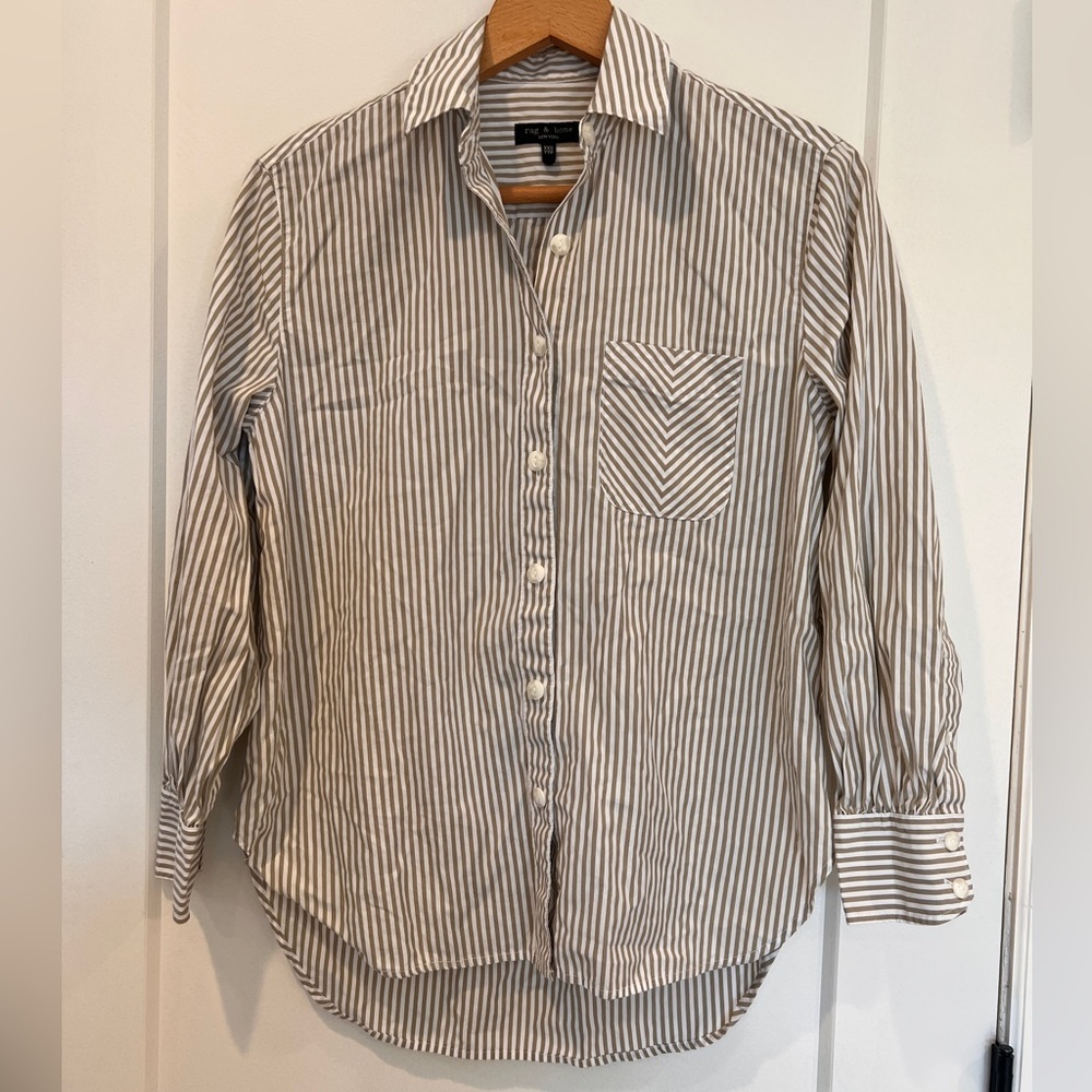 rag & bone ICONS Maxine Stripe Button-Up Shirt
